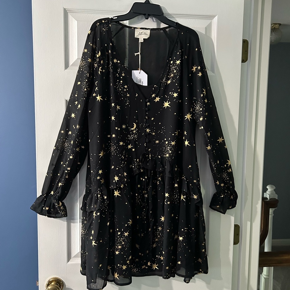 Taylor Swift Midnight Era starry dress.
